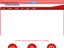 Tablet Screenshot of generazioneinformatica.it